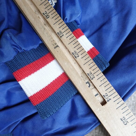 Vintage New England Patriots Jacket Large Blue Pullover Starter Pro Line - Picture 12 of 15